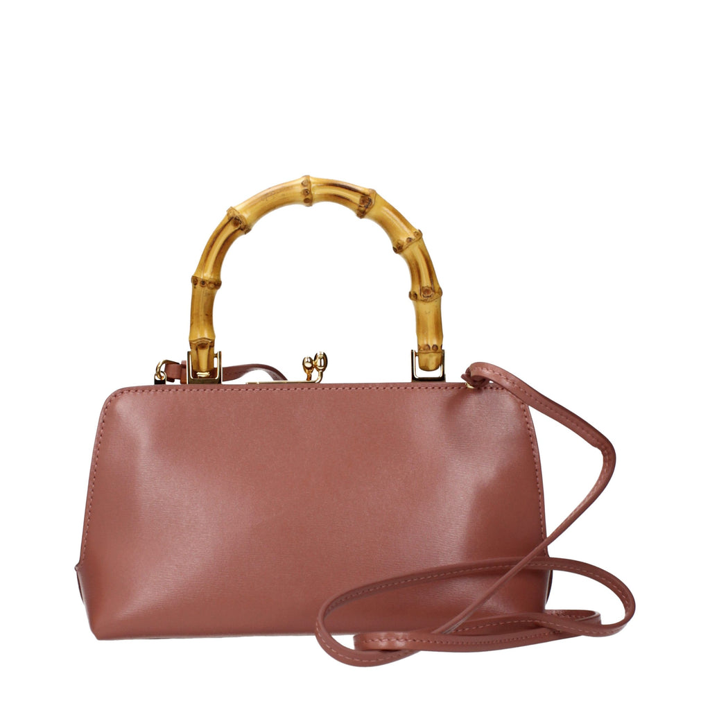 Pink Leather Handbag