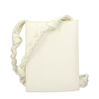 Classic White Leather Crossbody Bag