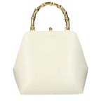 Beige Leather Handbag
