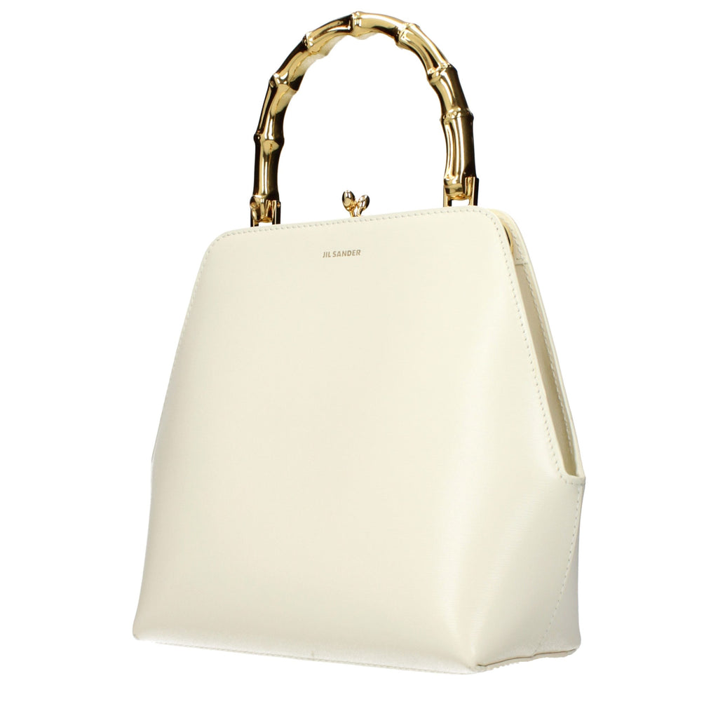 Beige Leather Handbag