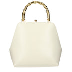 Beige Leather Handbag