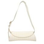 White Leather Shoulder Bag