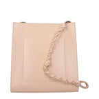 Pink Leather Shoulder Bag