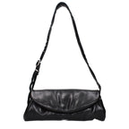 Classic Black Leather Crossbody Bag