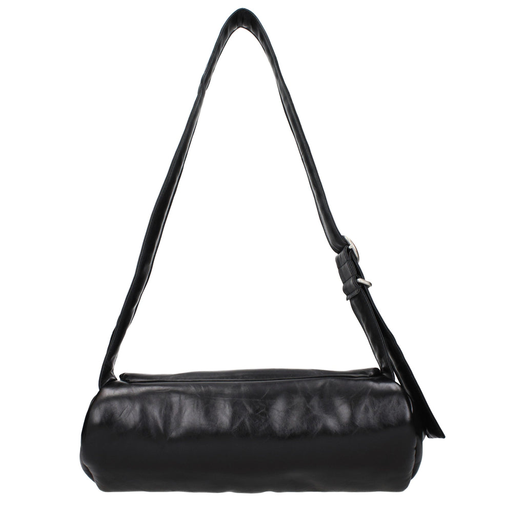 Grained Leather Crossbody Bag