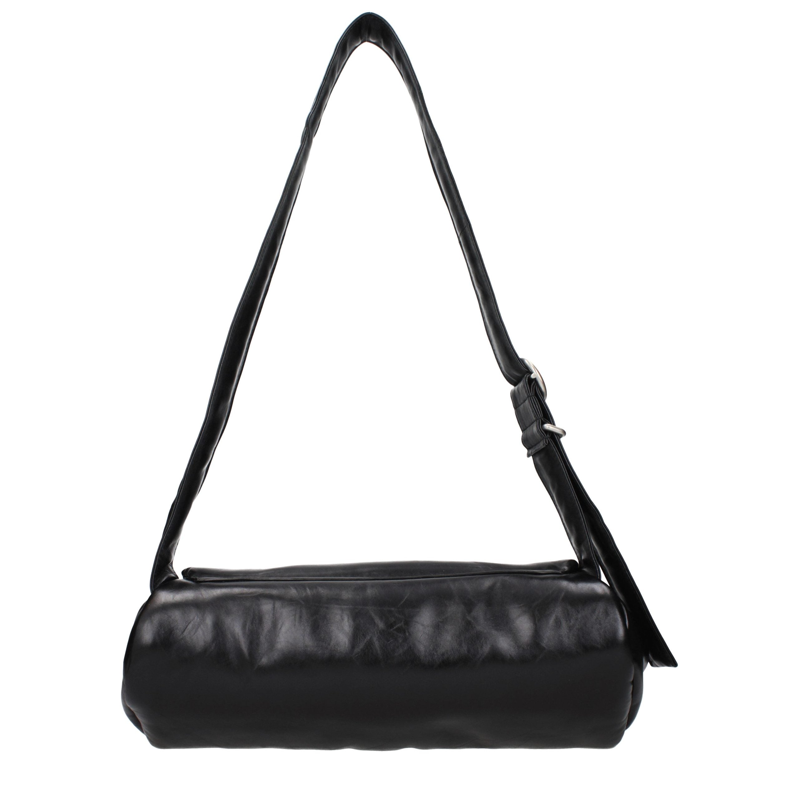 Grained Leather Crossbody Bag