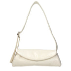 Beige Leather Crossbody Bag