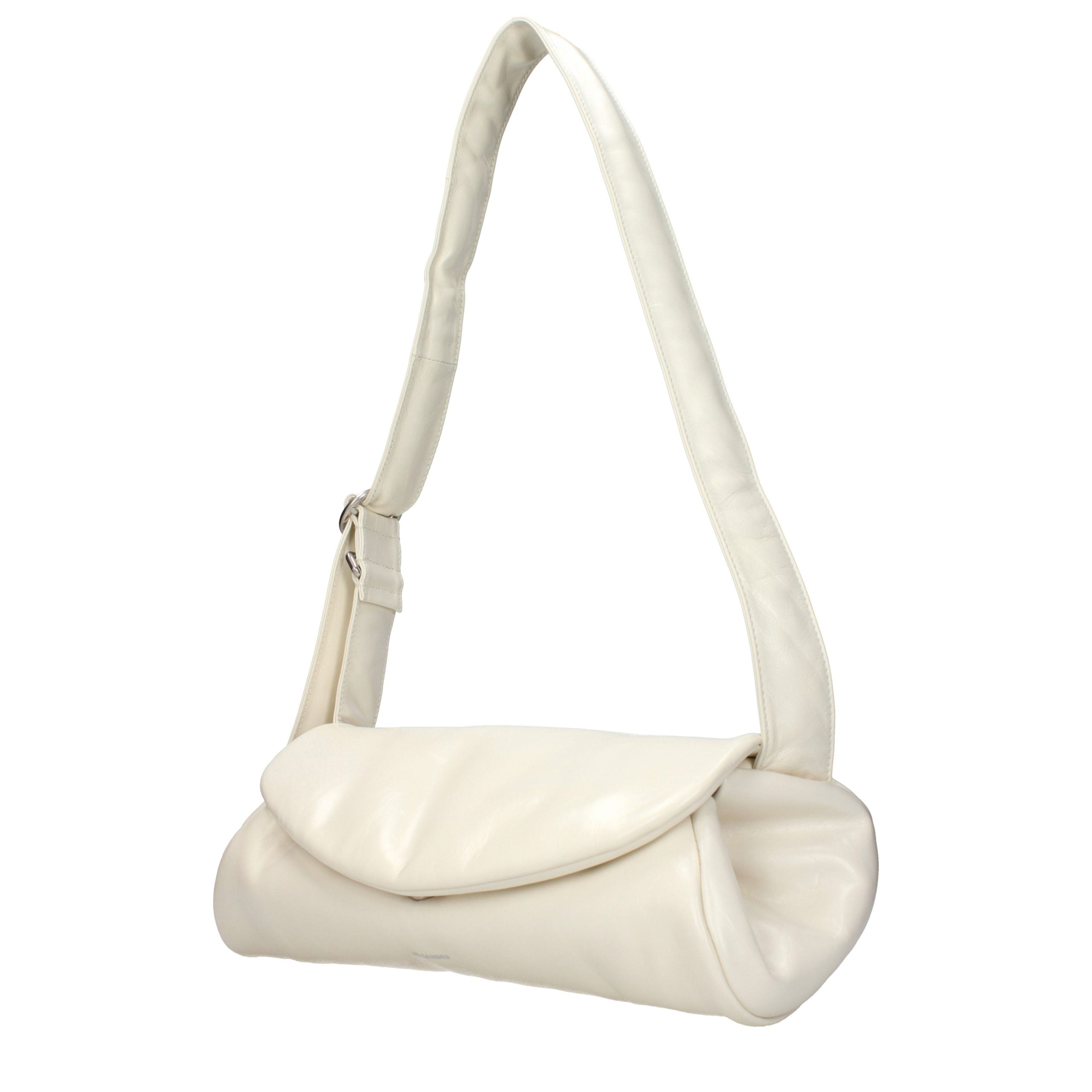 Beige Leather Crossbody Bag