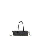 Large Black Nappa Lambskin Structured Handbag