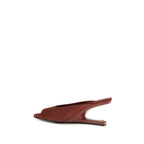 Goatskin Suede Open-Toe Mules