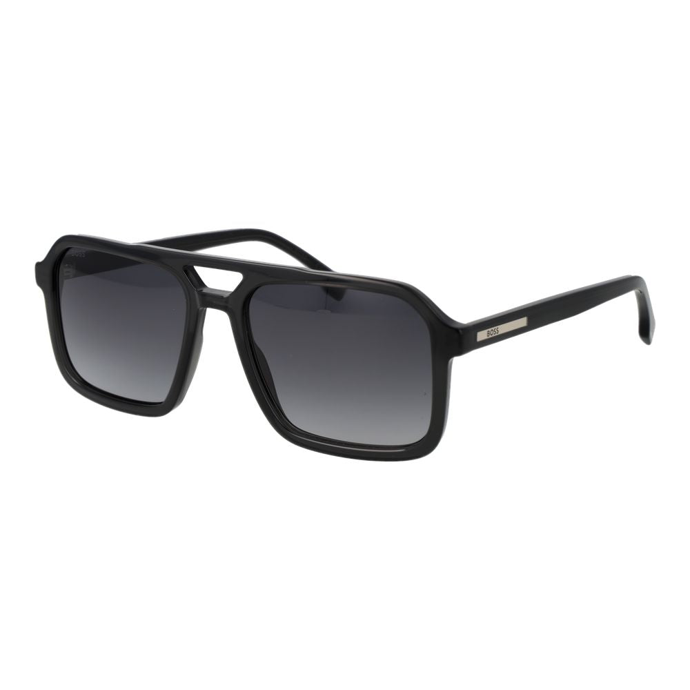 Grey Acetate Square Sunglasses