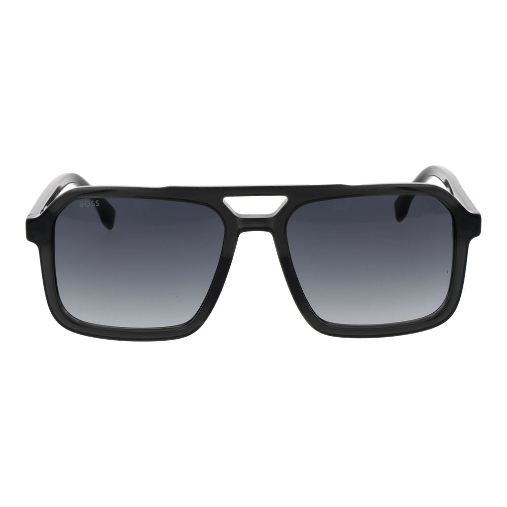 Grey Acetate Square Sunglasses