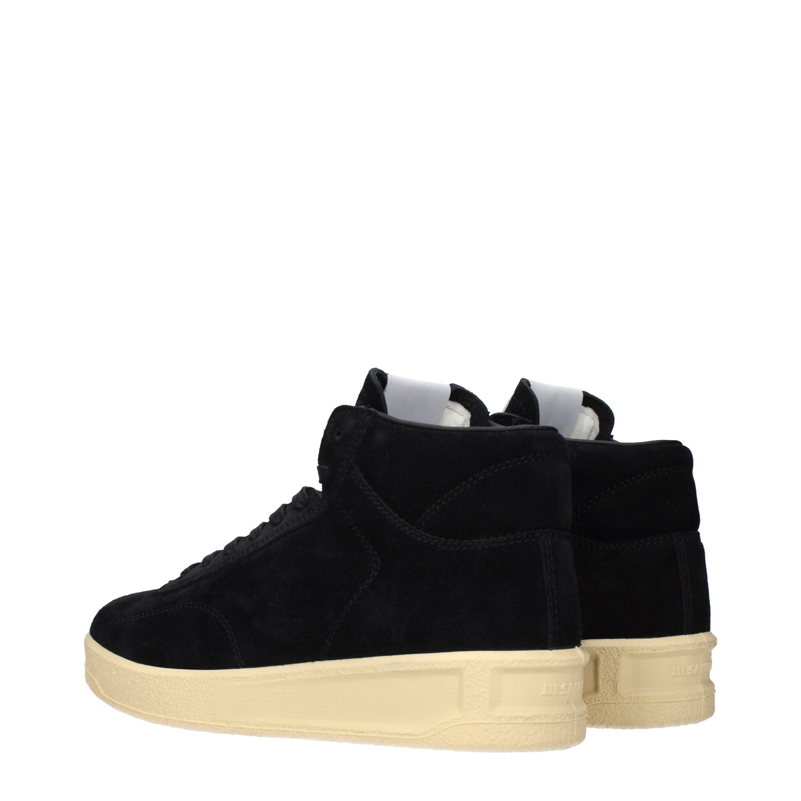 Black Suede High Top Sneakers