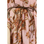 Aster Billow Silk Long Dress