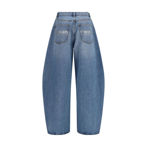 Cotton Crystal Balloon Oversize Jeans