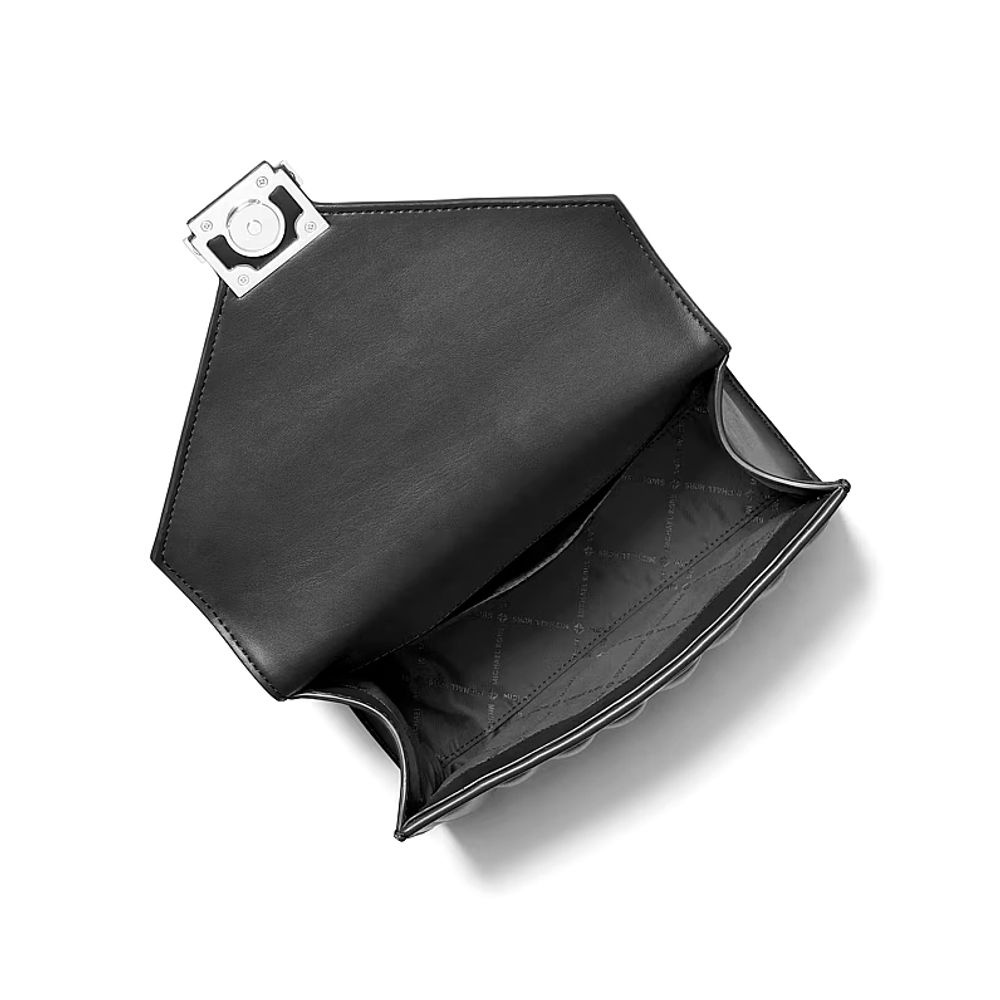 Black Fur Whitney Shoulder Bag