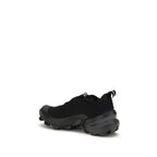 Black Nylon Athletic Sneakers