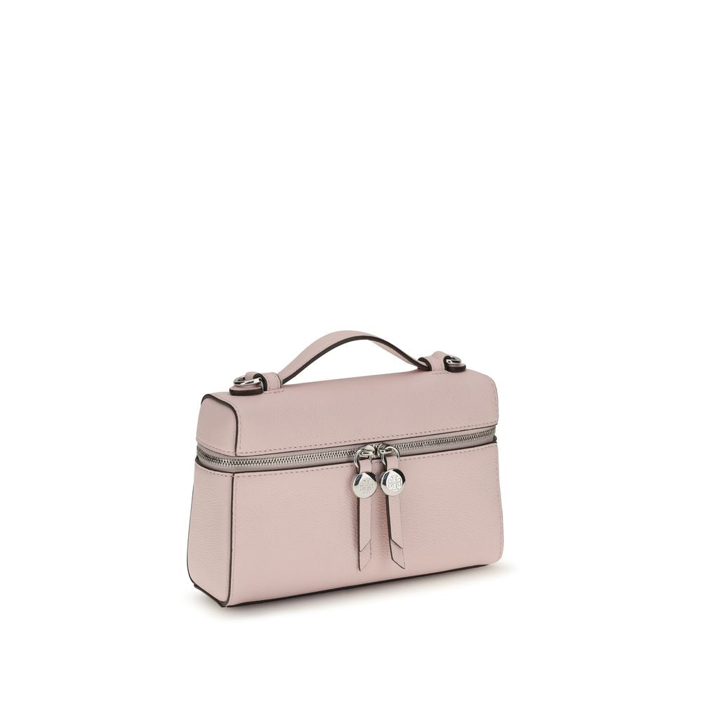 Multicolor Pebbled Calf Leather Mini Romy Slim Top Handle Bag