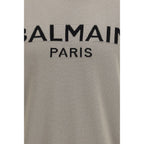 Bicolor Merino Wool Crewneck Sweatshirt