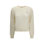 Beige Merino Wool Baby Fox Jumper