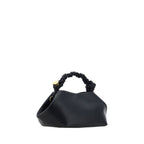 Black Recycled Leather Bou Handbag
