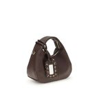 Grained Recycled Polyester Mini Hobo Handbag