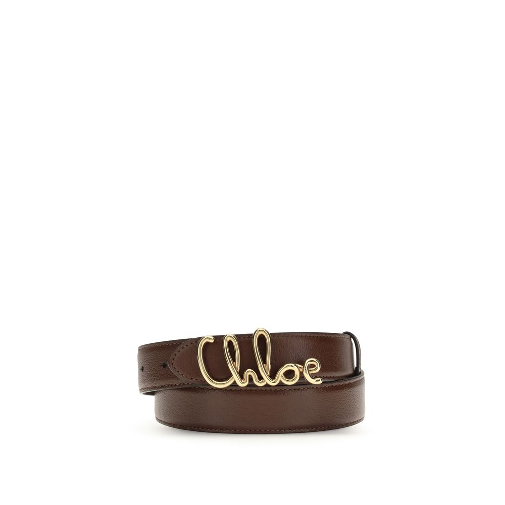Brown Calfskin Regular Belt