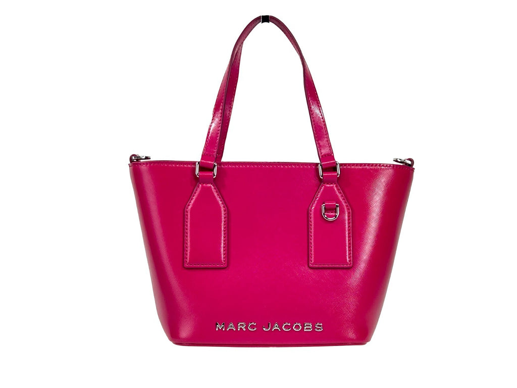 Small Saffiano Leather Tote Crossbody Bag
