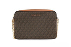 Saffiano Leather Jet Set East West Crossbody Handbag