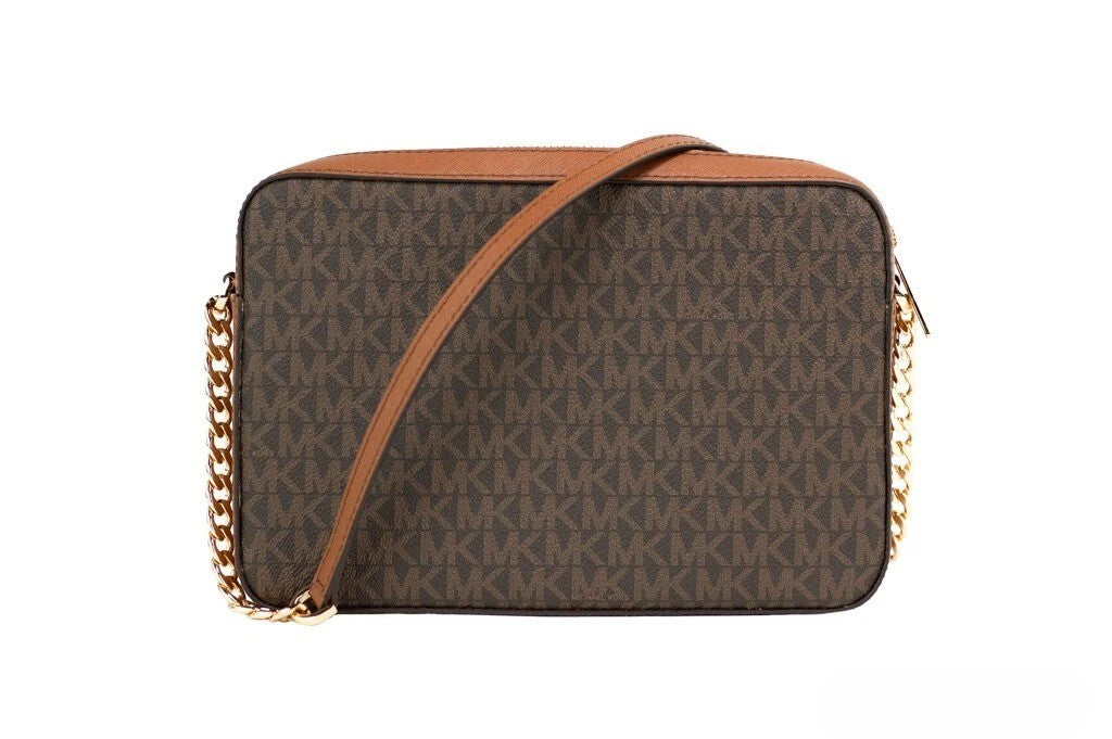 Saffiano Leather Jet Set East West Crossbody Handbag