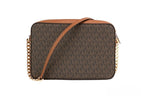 Saffiano Leather Jet Set East West Crossbody Handbag