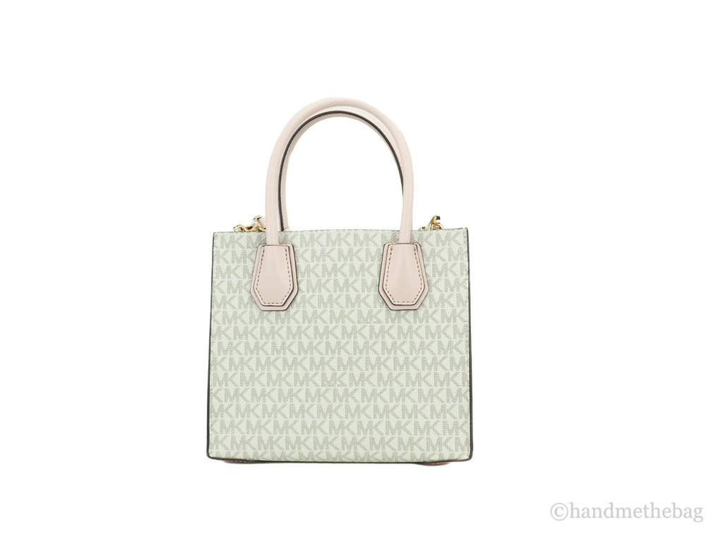Mercer Medium Logo And Leather Accordion Crossbody Bag