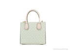 Mercer Medium Logo And Leather Accordion Crossbody Bag