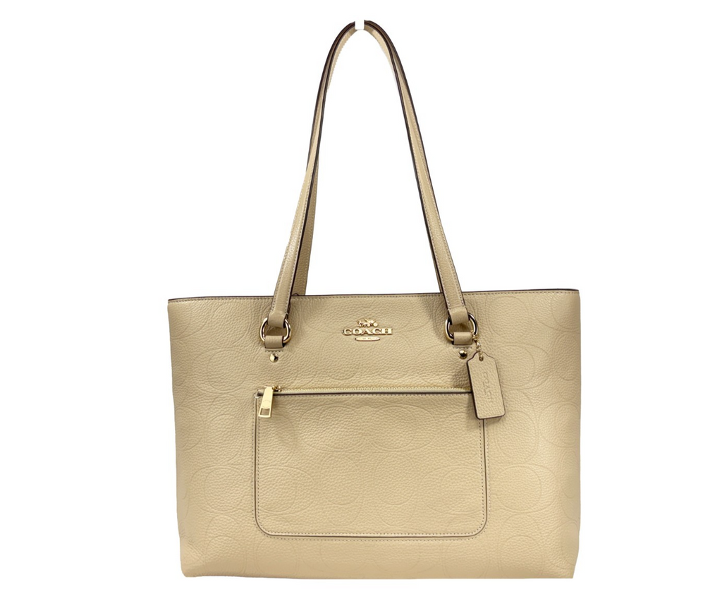 Leather Station Tote Bag
