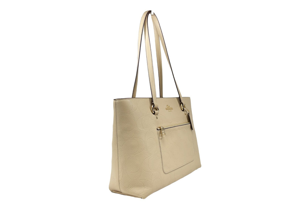 Leather Station Tote Bag