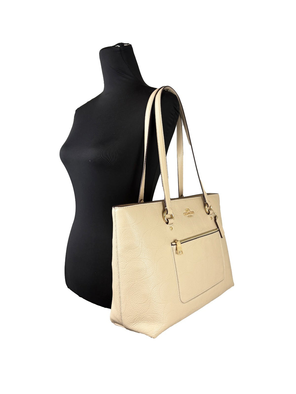 Leather Station Tote Bag