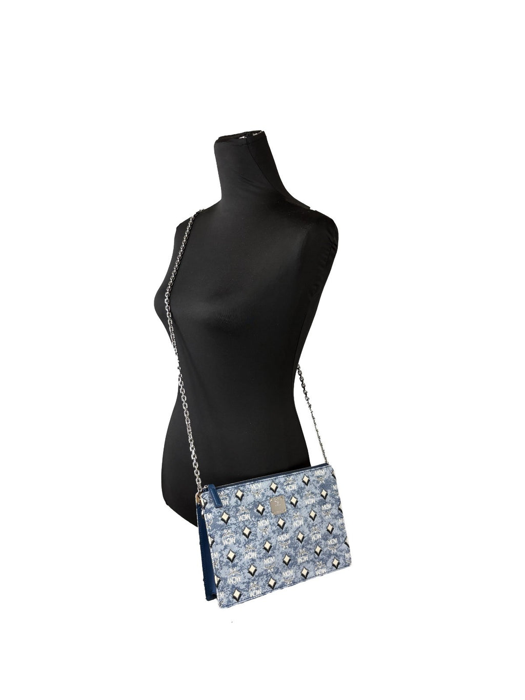 Blue Aren Canvas Crossbody Bag
