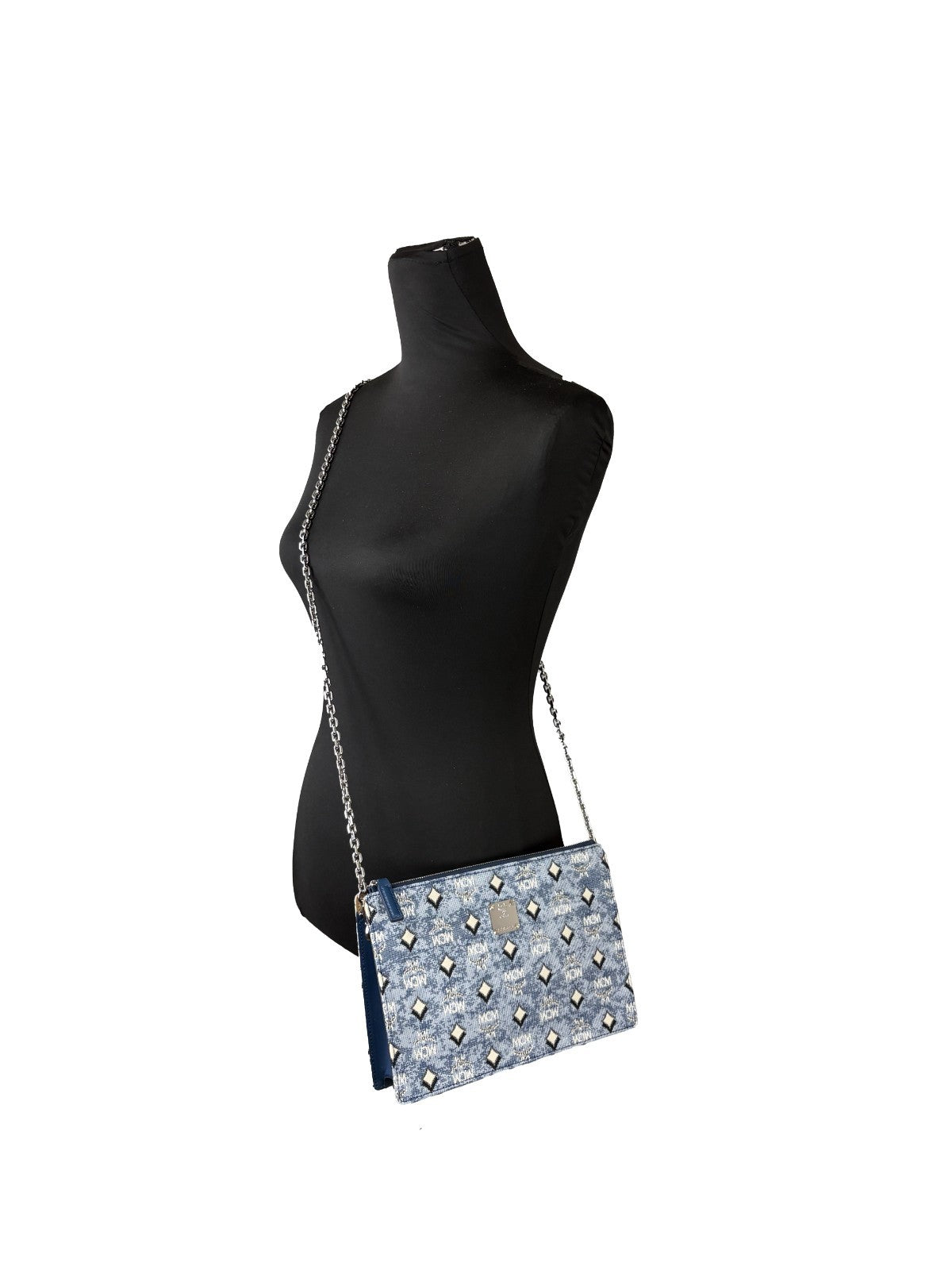 Blue Aren Canvas Crossbody Bag