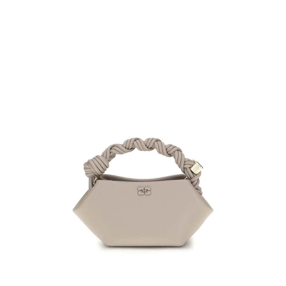 White Recycled Leather Bou Mini Handbag