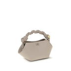 White Recycled Leather Bou Mini Handbag