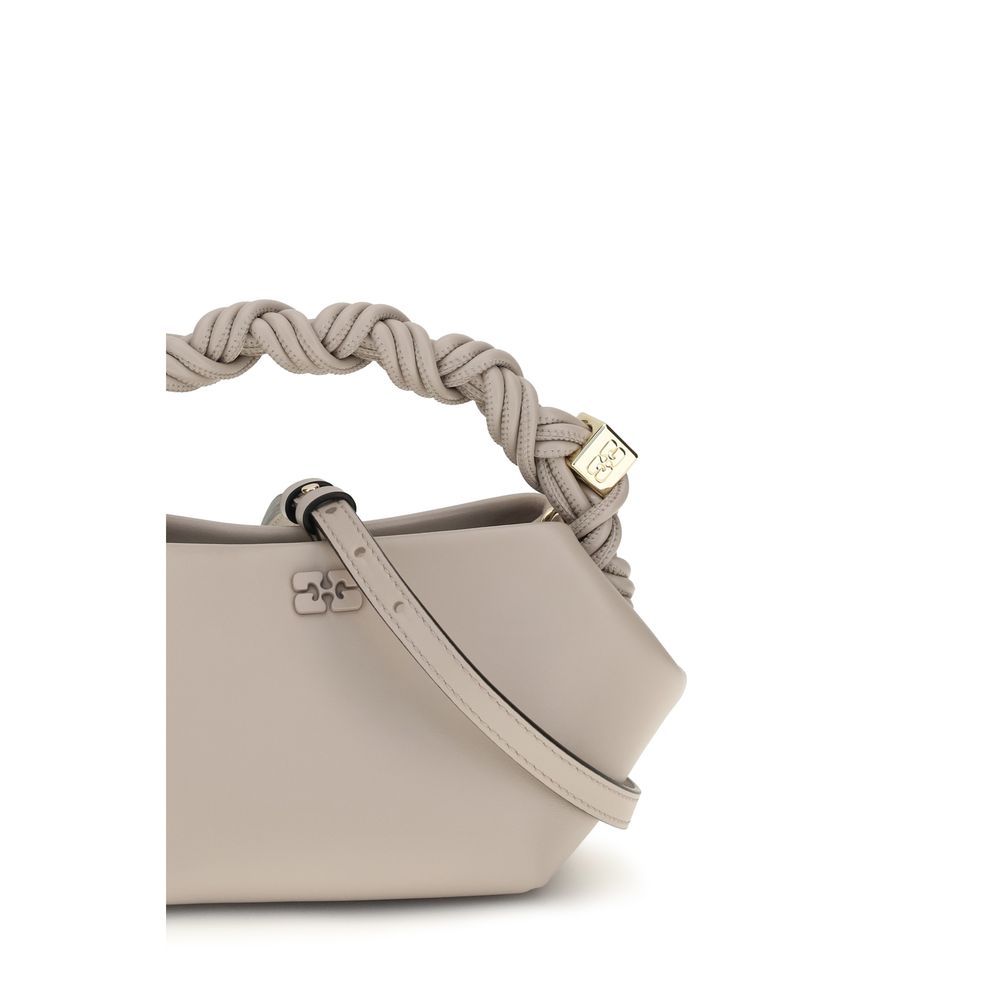 White Recycled Leather Bou Mini Handbag