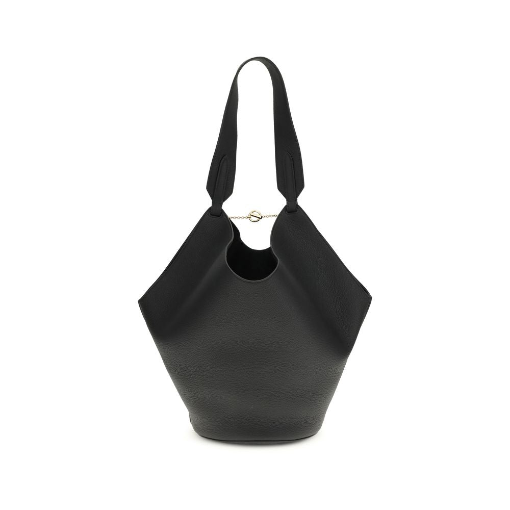 Calf Suede Lotus Small Shoulder Bag
