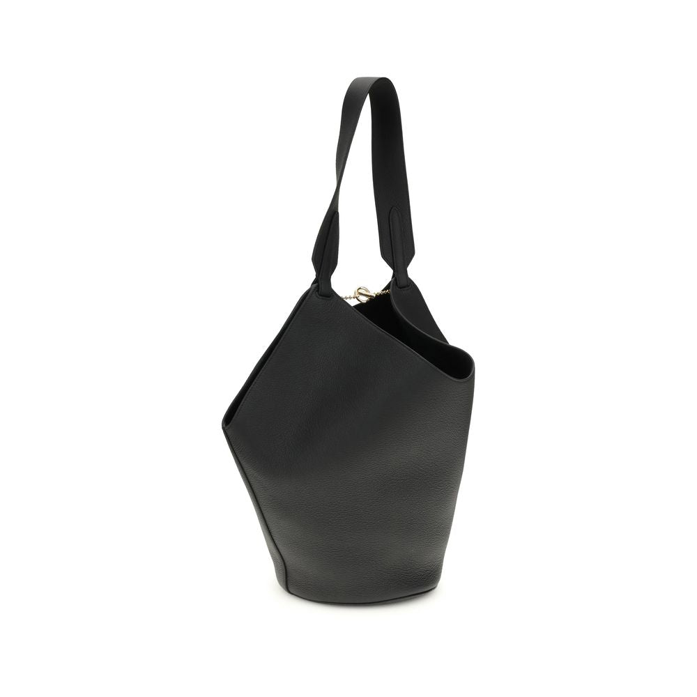 Calf Suede Lotus Small Shoulder Bag