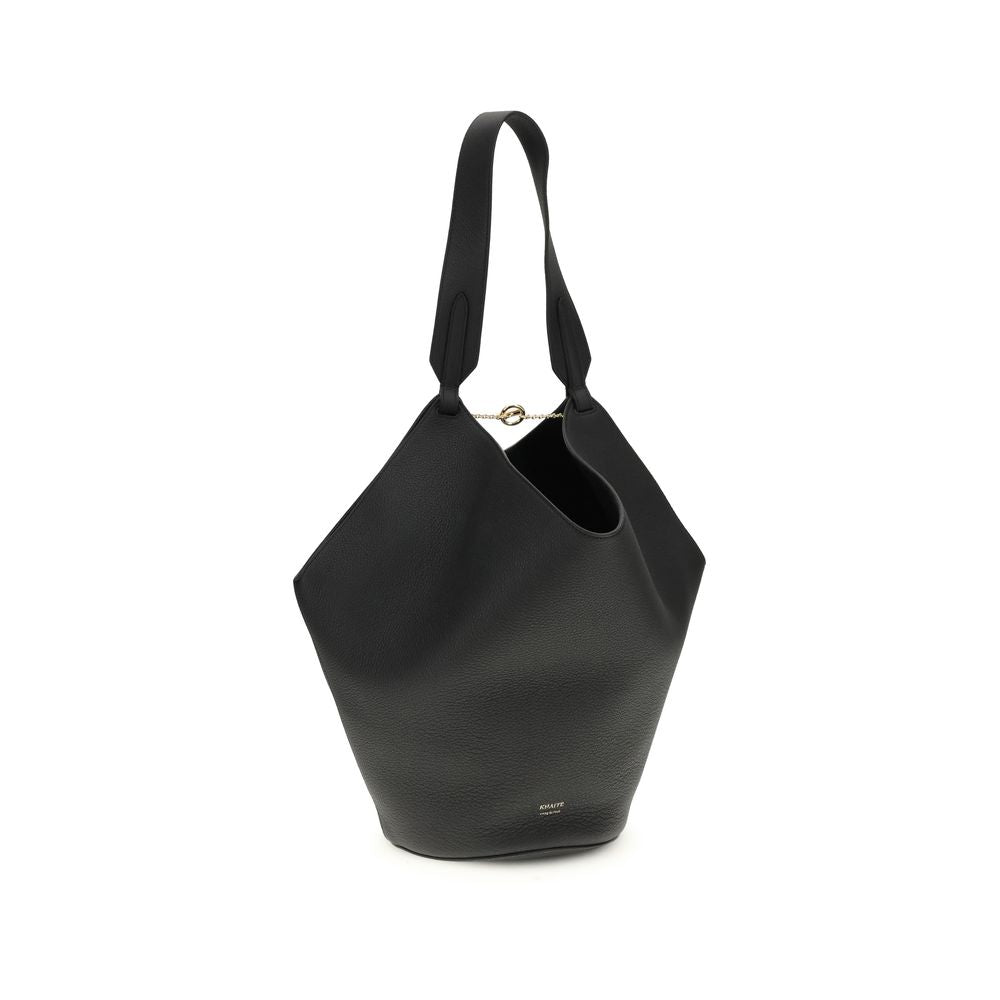 Calf Suede Lotus Small Shoulder Bag