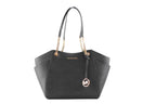 Large Jet Set Signature PVC and Saffiano Leather Shoulder Tote