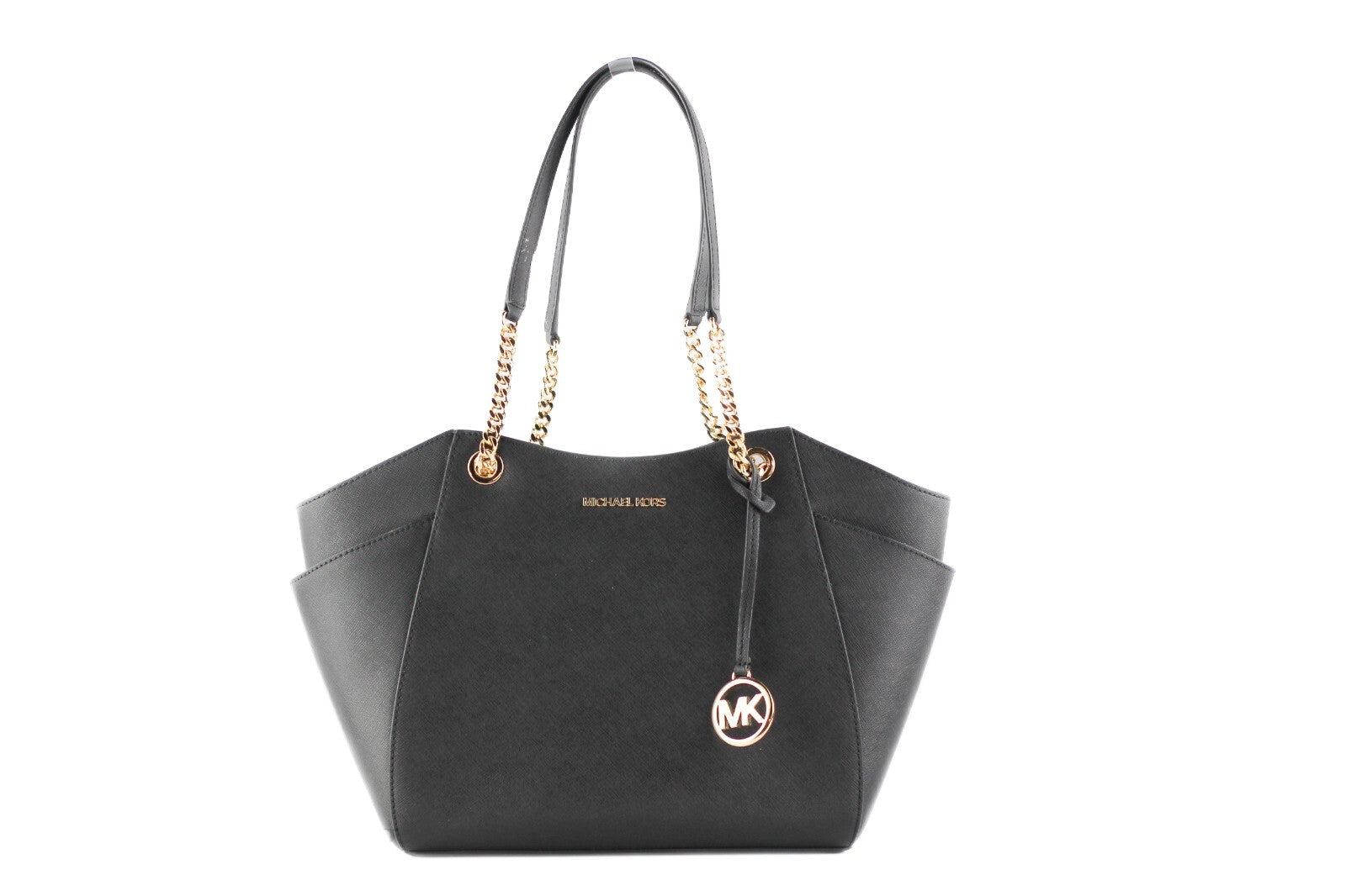 Large Jet Set Signature PVC and Saffiano Leather Shoulder Tote