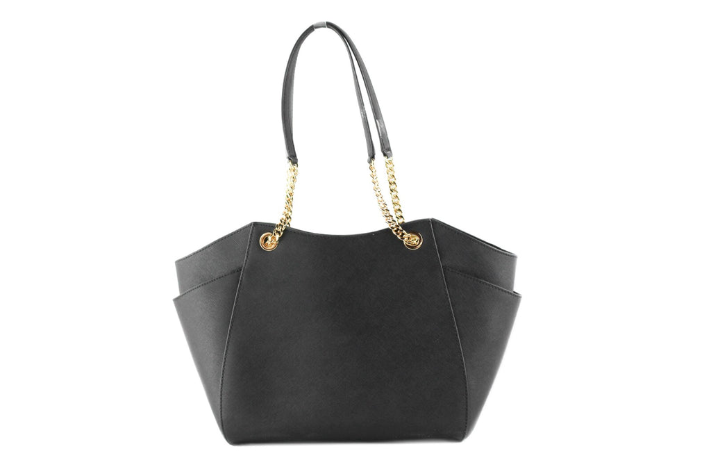 Large Jet Set Signature PVC and Saffiano Leather Shoulder Tote
