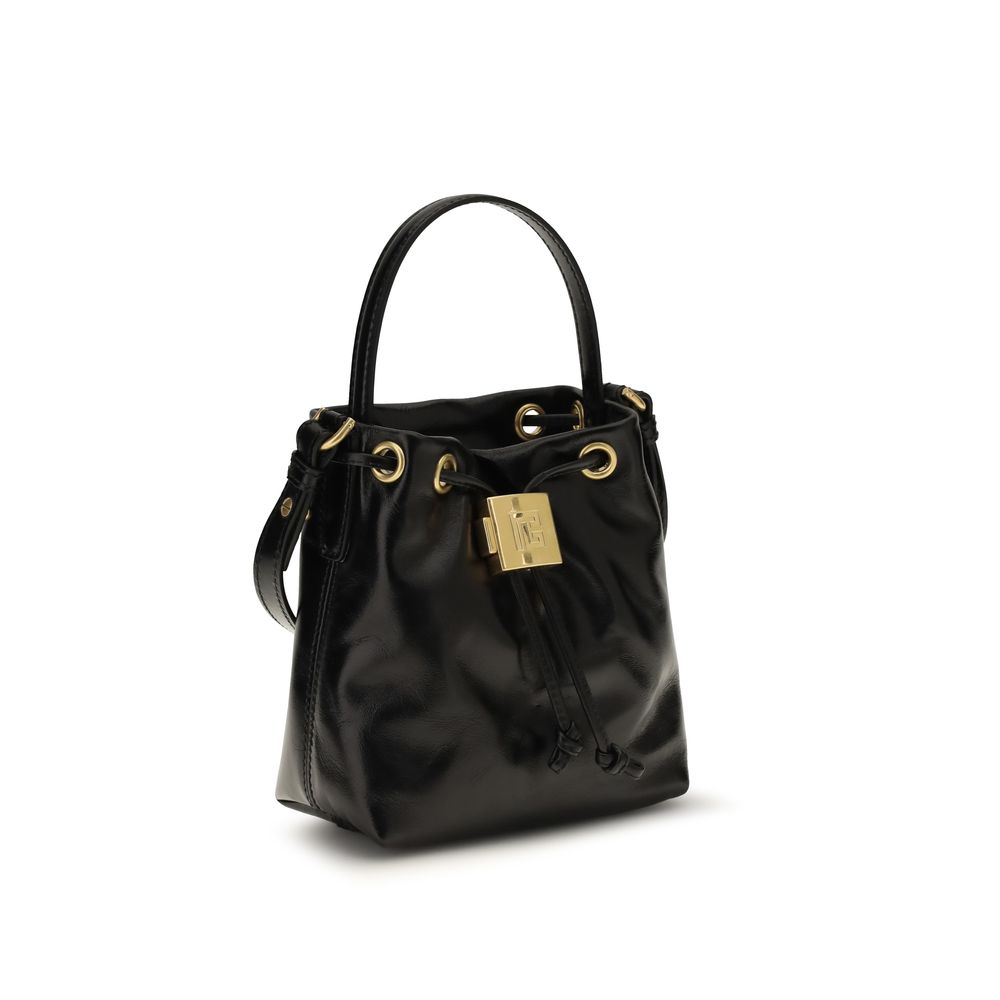 Calf Leather Pulse Bucket Bag