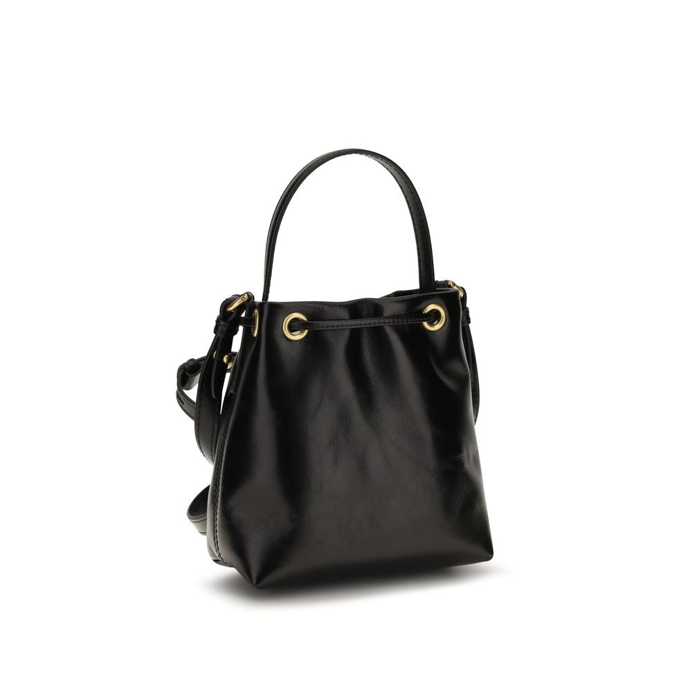 Calf Leather Pulse Bucket Bag