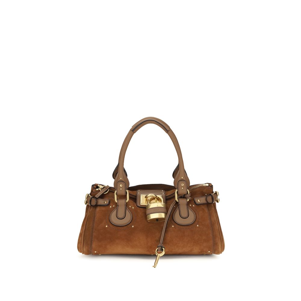 Brown Paddington Calf Leather Shoulder Bag